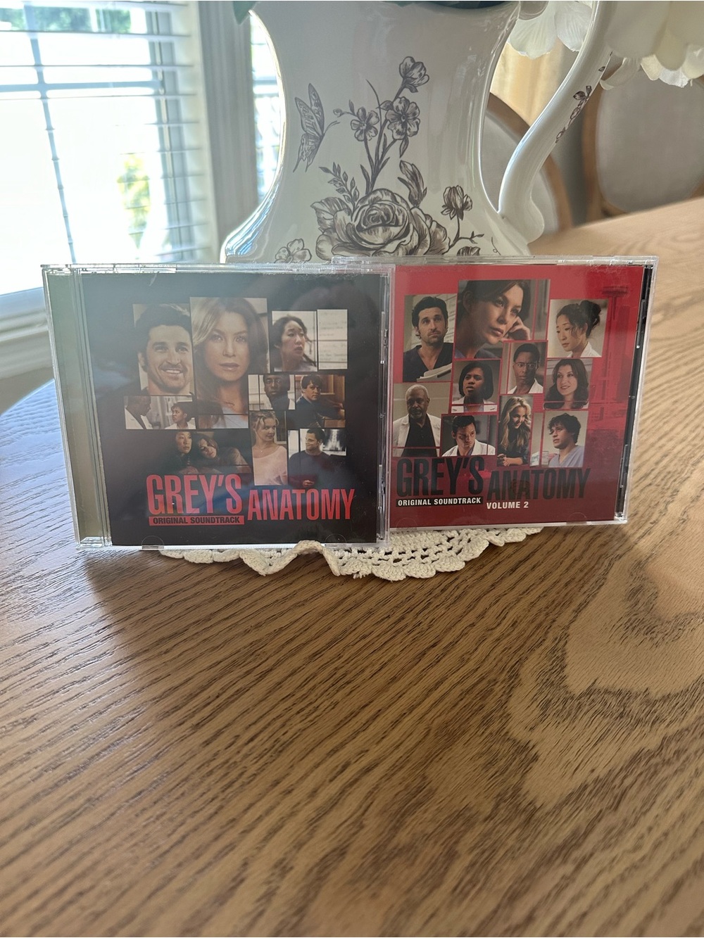 Grey's Anatomy Original Soundtrack CDs - Set of 2 (Black & Red Covers)